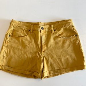 Yellow shorts